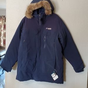 Columbia Titanium Winter Parka Size XL Navy